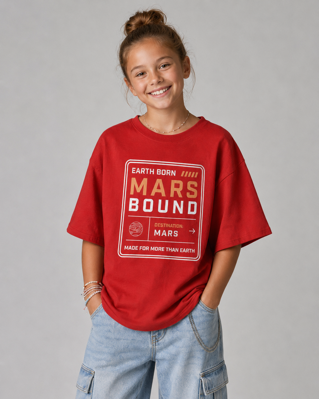 MARS BOUND Youth T-Shirt Printify