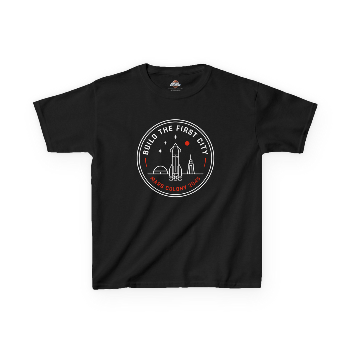 BUILD THE FIRST CITY Youth T-Shirt Printify