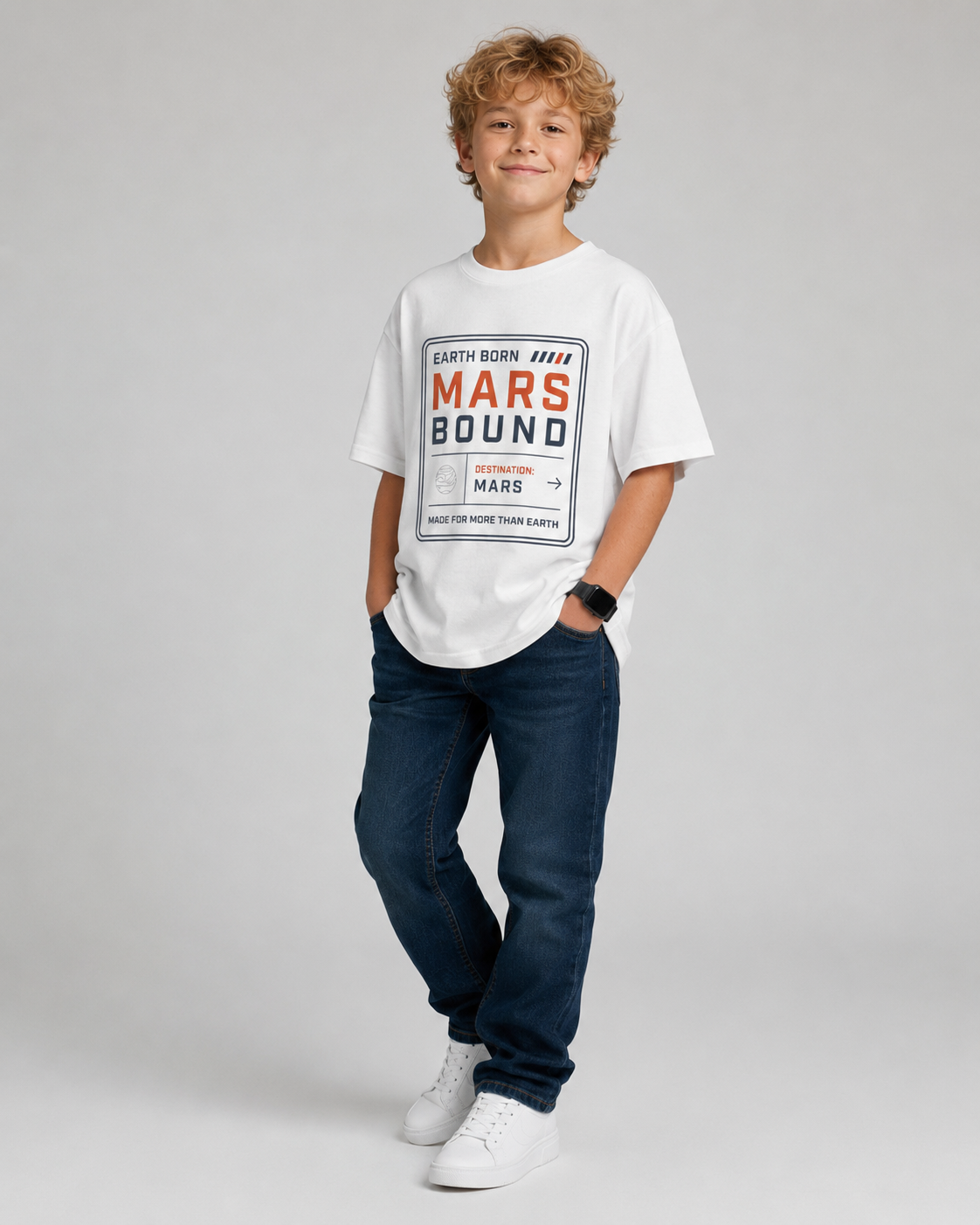 MARS BOUND Youth T-Shirt Printify