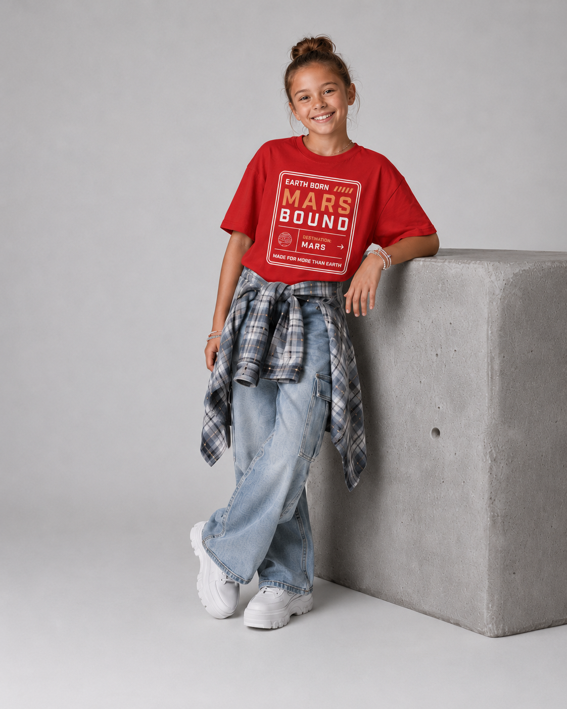MARS BOUND Youth T-Shirt Printify