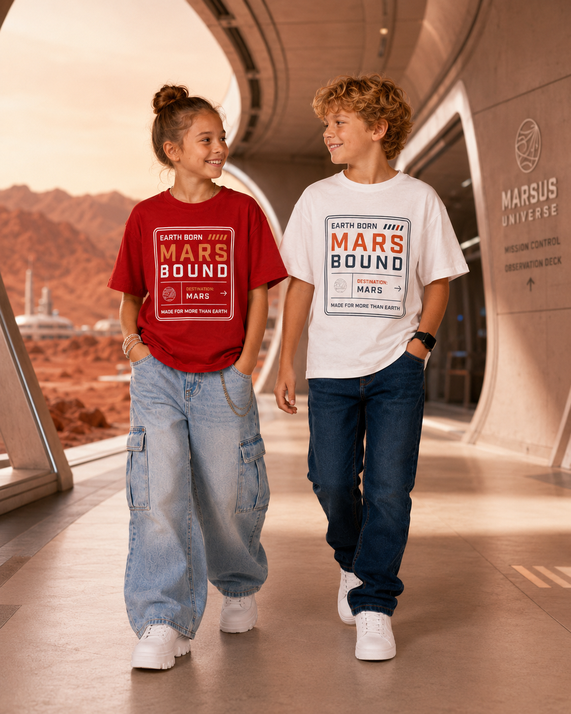 MARS BOUND Youth T-Shirt Printify