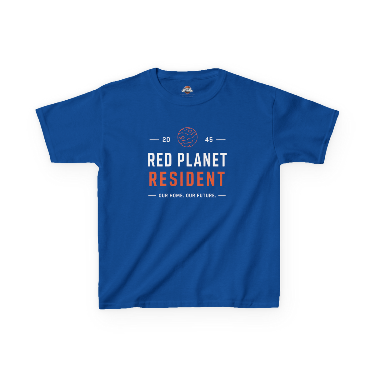 RED PLANET RESIDENT Youth T-Shirt Printify