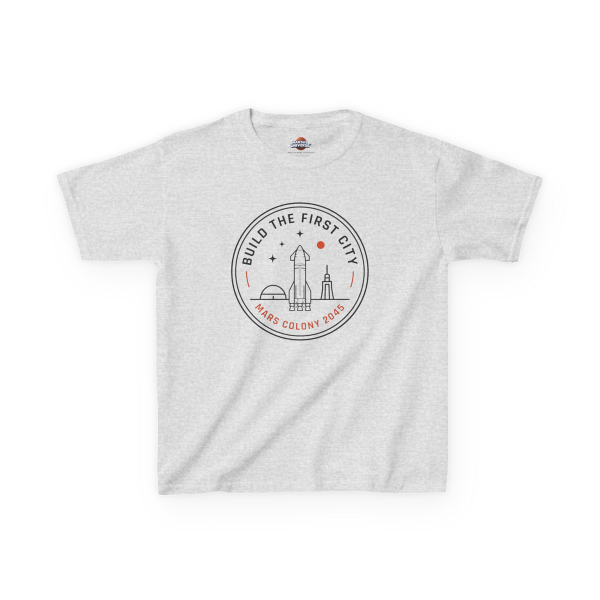 BUILD THE FIRST CITY Youth T-Shirt Printify