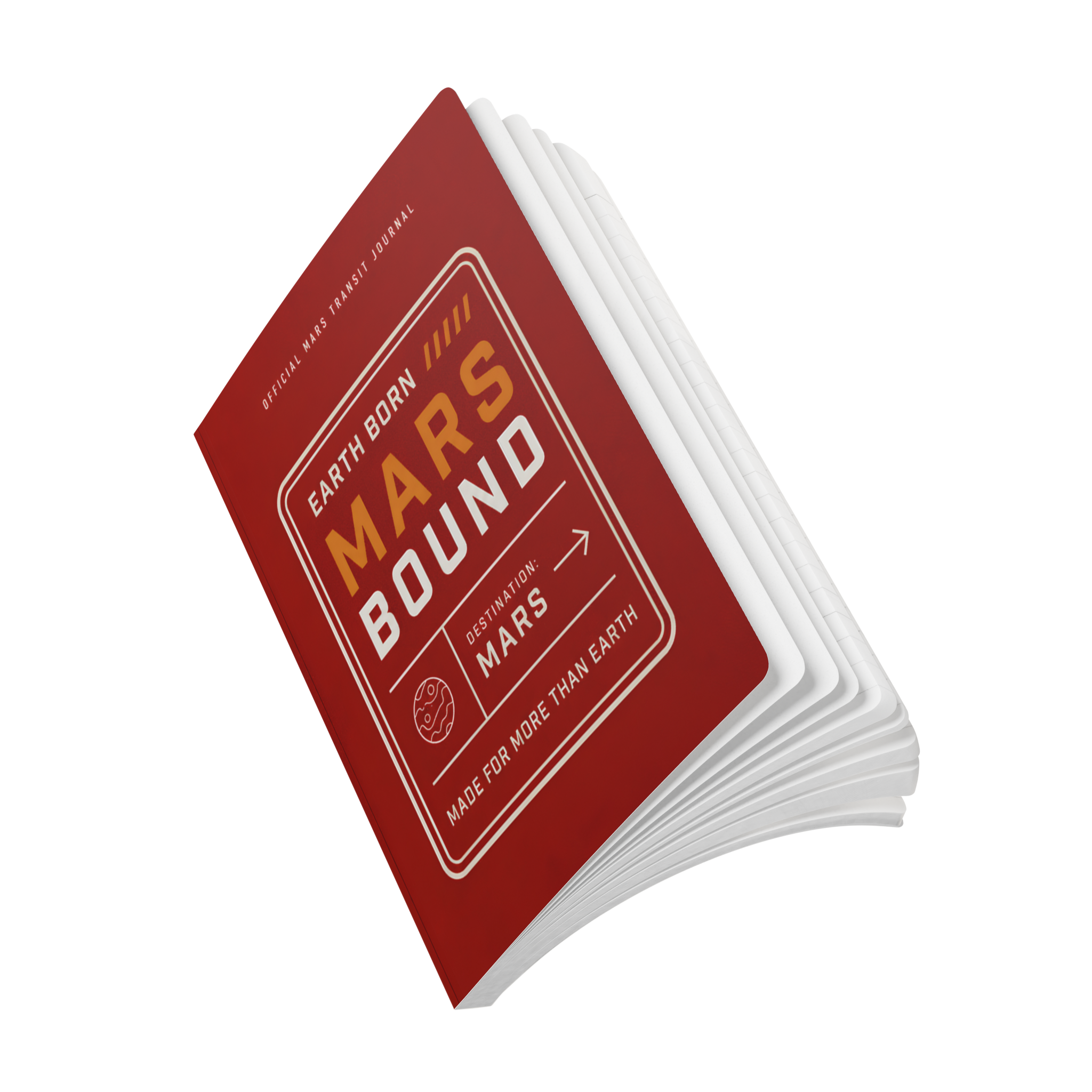 Mars Bound Softcover Notebook