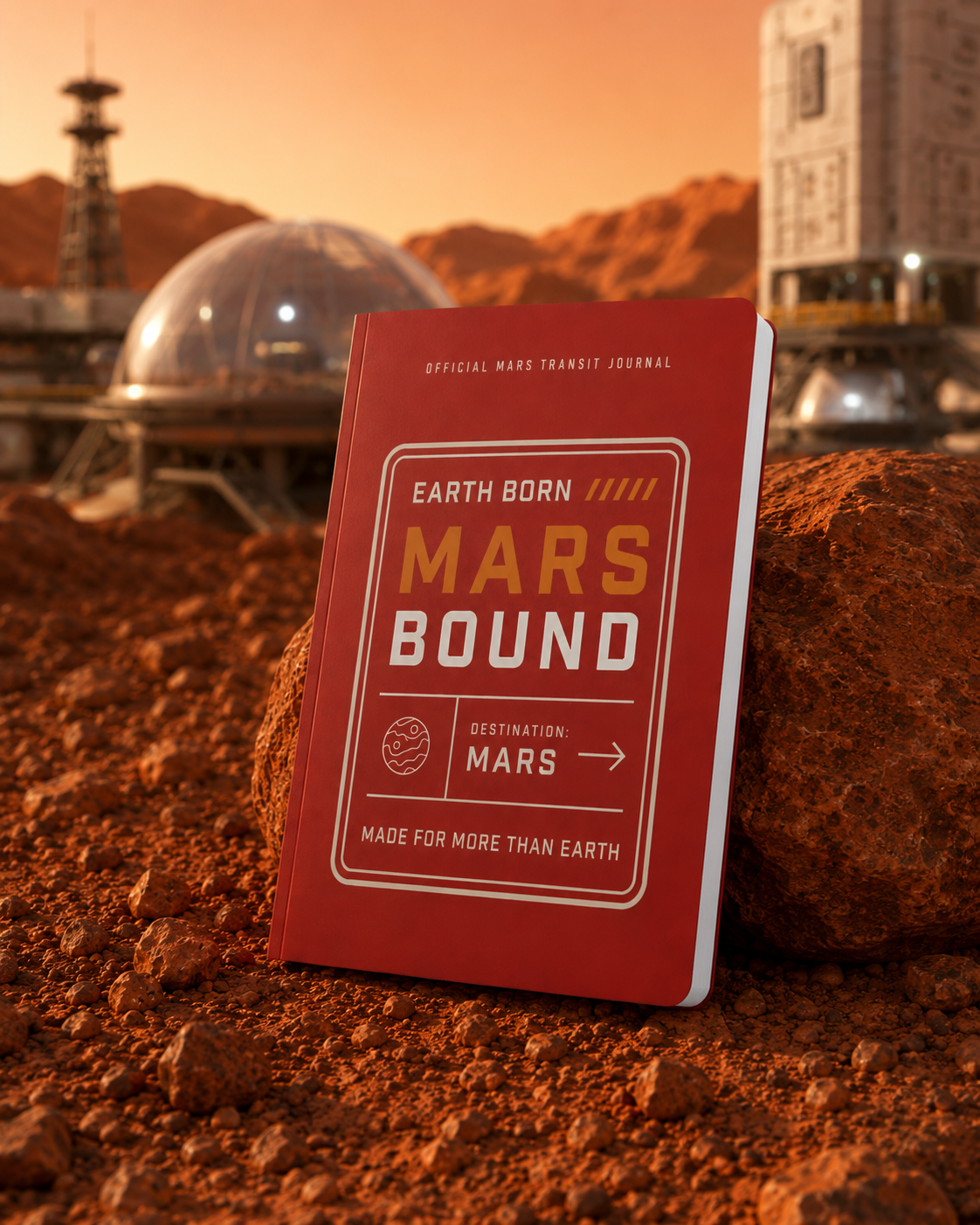 Mars Bound Softcover Notebook